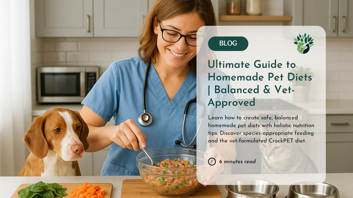 How to Ensure Balanced Nutrition in Natural Pet Diets Expert Guide