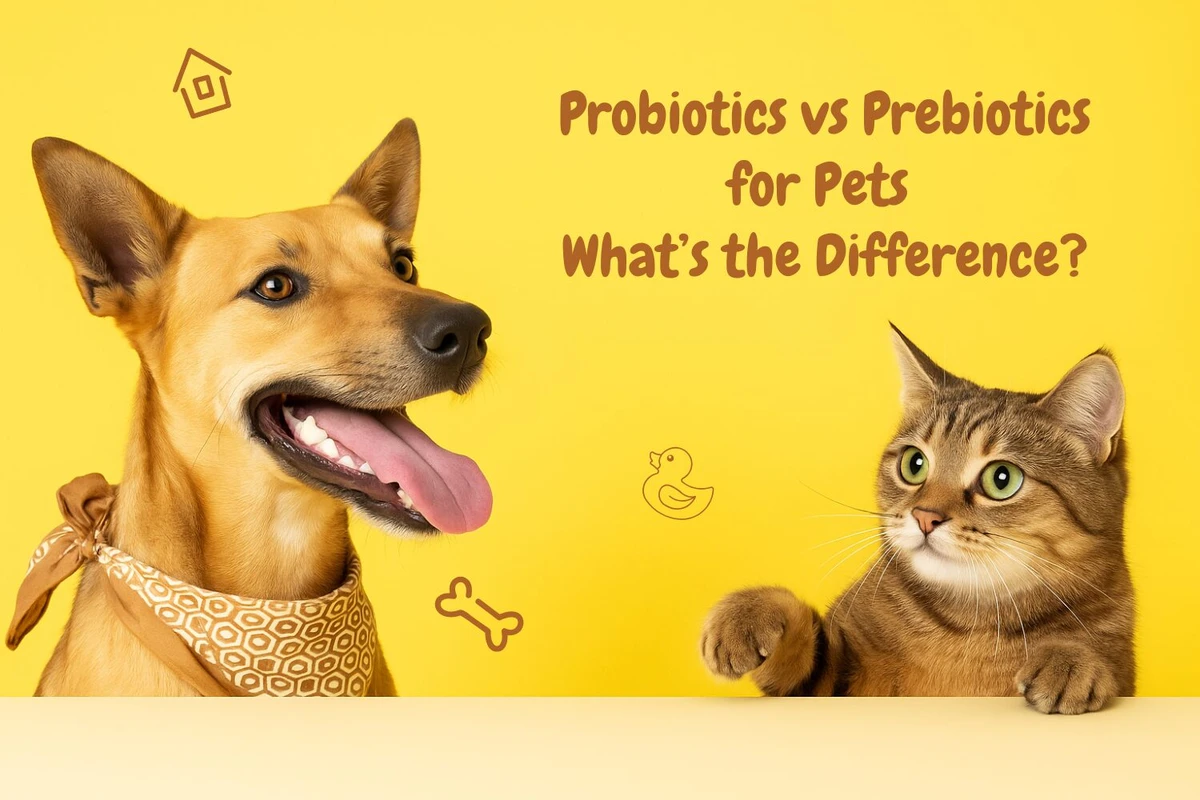 Probiotics vs Prebiotics in Pet Supplements: Key Gut Health Roles