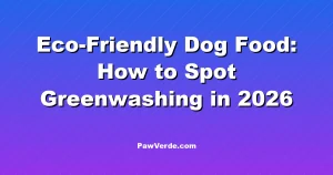 Eco-Friendly Dog Food: How to Spot Greenwashing in 2026