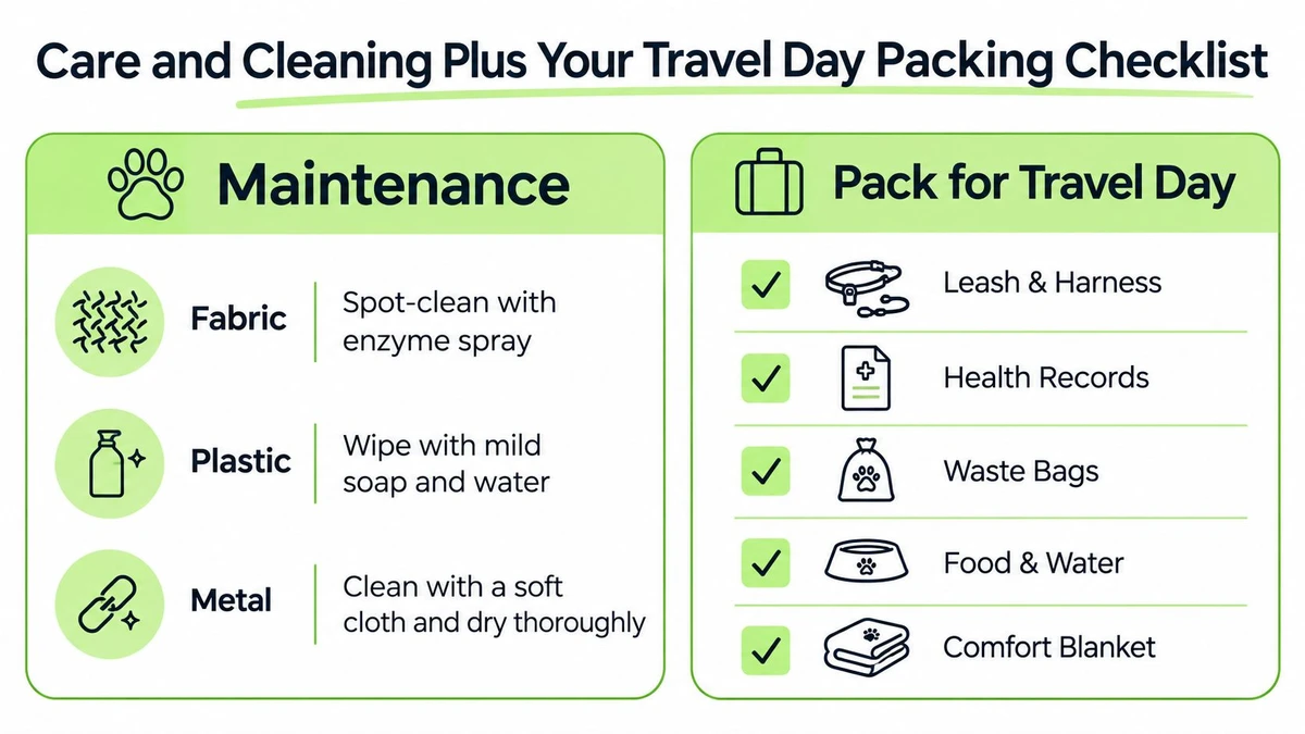 Sustainable Pet Travel Gear Checklist: Eco-Friendly Essentials
